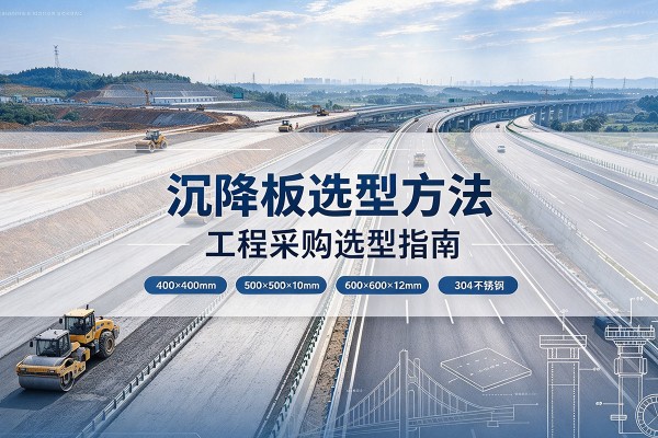 南沙沉降板选择方法