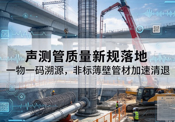 南沙声测管质量新规落地，一物一码溯源，非标薄壁管材加速清退